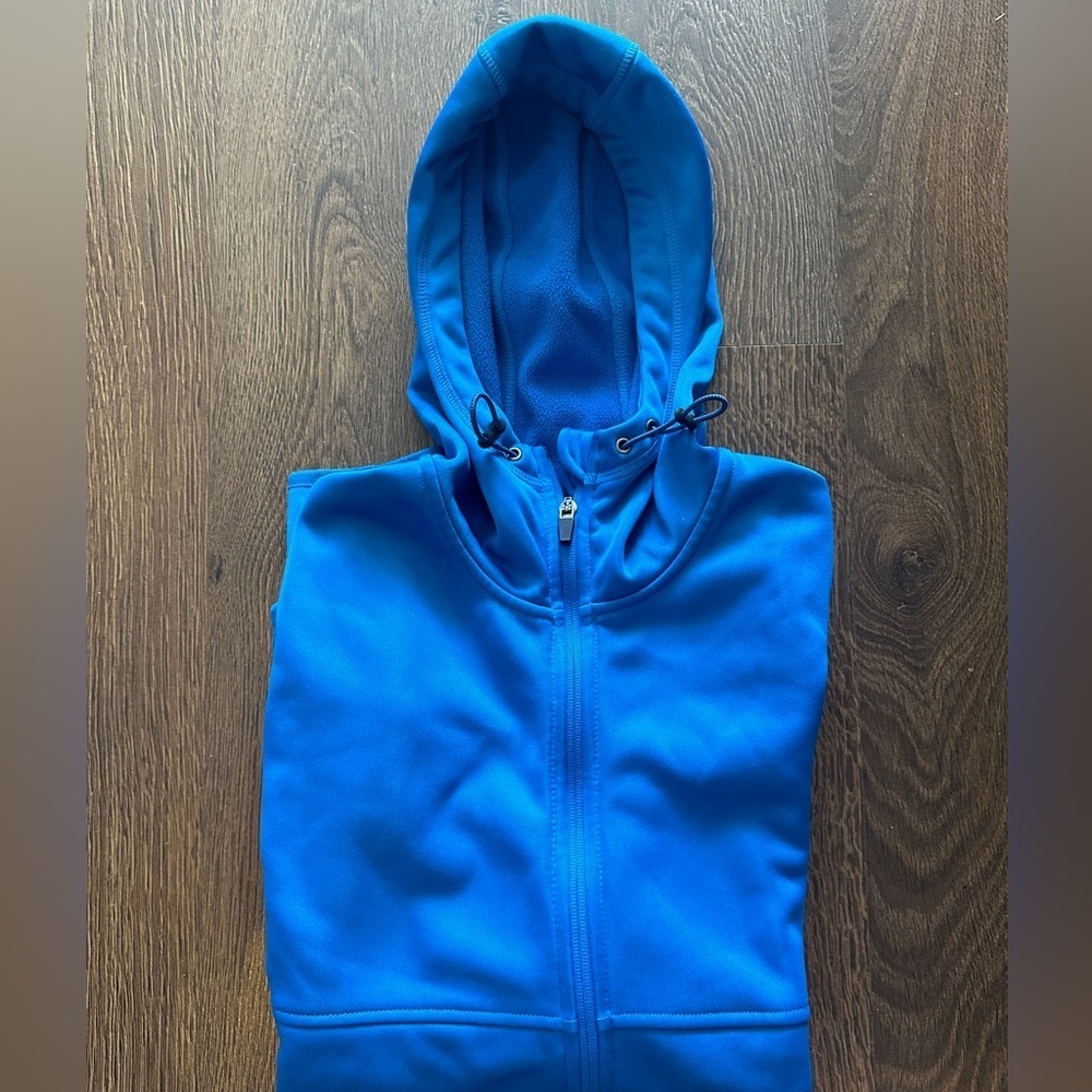 Men's Running Room Resolution Blue Zip-Up Sweater - Size M - Picture 6 of 7